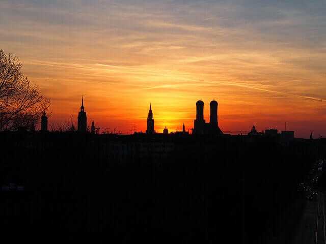 Sonnenuntergang- die besten Immobilien in München in einem besonderen Licht